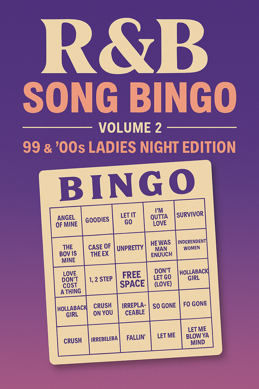 R&B Song Bingo – Volume 2: 99-00s Ladies Night