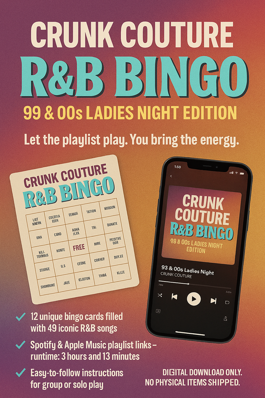 R&B Song Bingo – Volume 3 - Crunk Couture