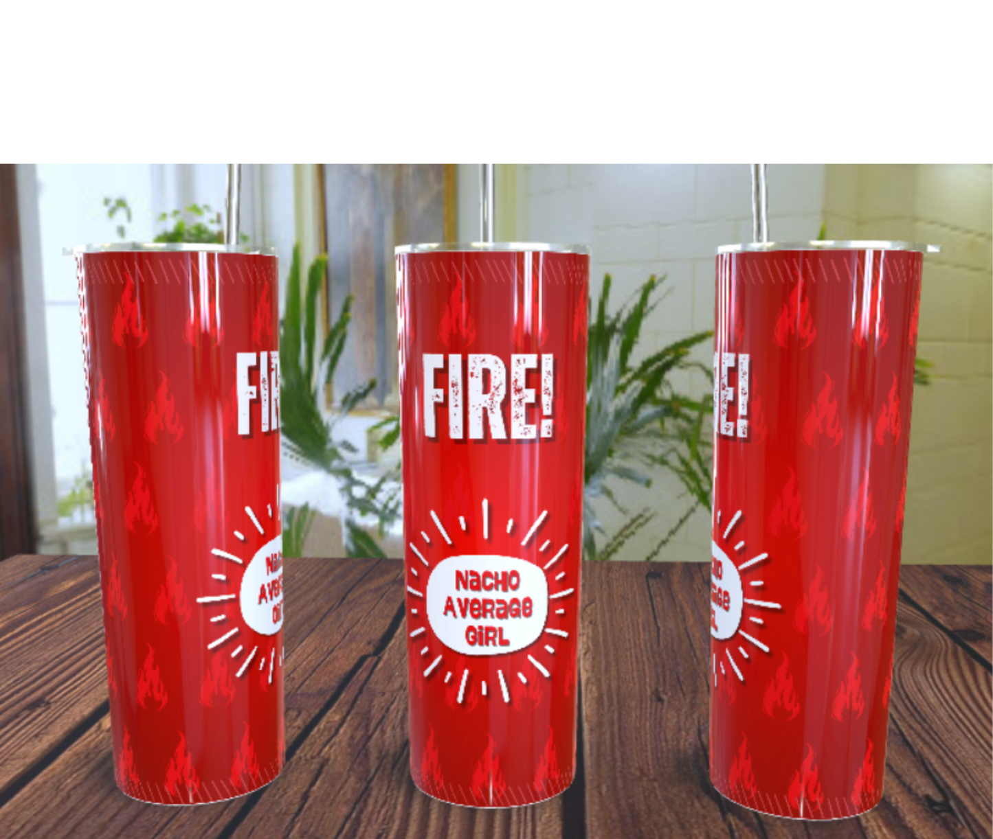 Digital Fire Hot Tumbler