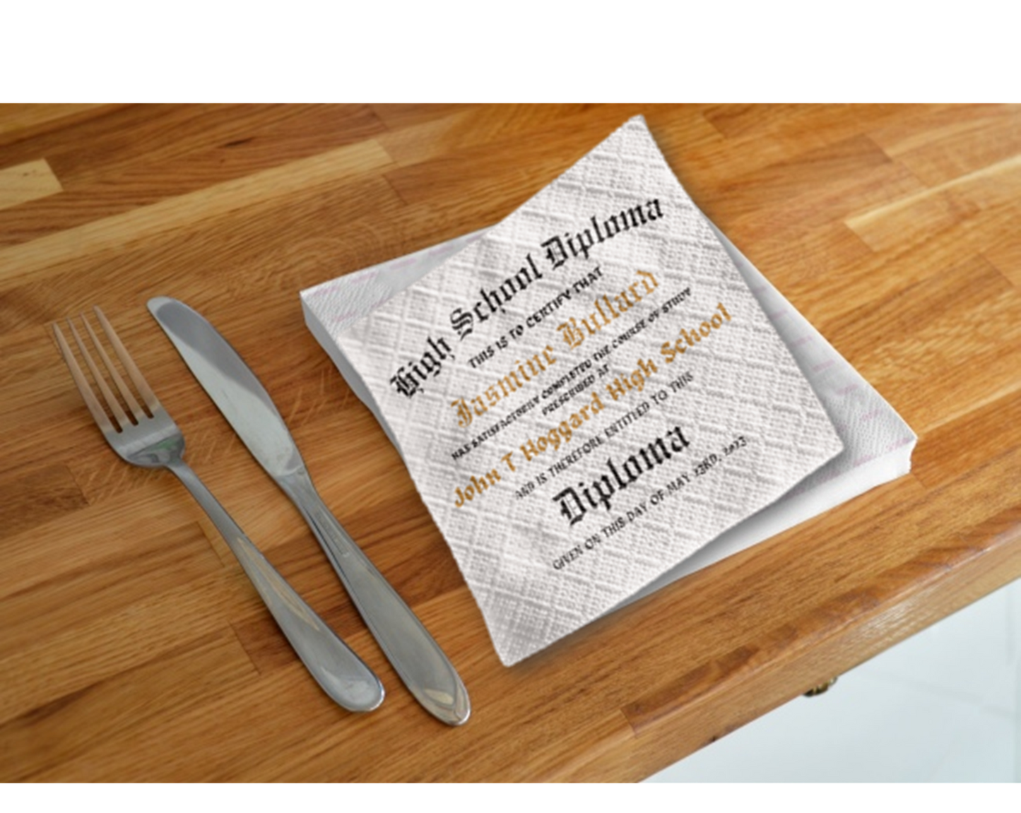 Diploma Napkins